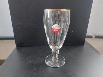 Verre à bière Amstel plus ancien, Enlèvement ou Envoi, Comme neuf, Verre ou Verres, Amstel