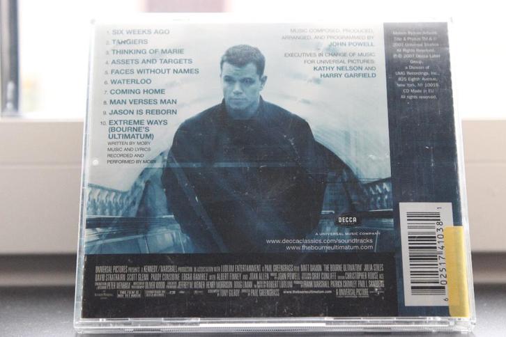 CD SOUNDTRACK THE BOURNE ULTIMATUM ALS NIEUW, Cd's en Dvd's, Cd's | Filmmuziek en Soundtracks, Ophalen of Verzenden