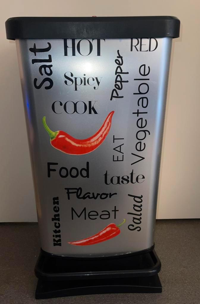 Poubelle à pédale Rotho Paco, Maison & Meubles, Accessoires pour la Maison | Poubelles, Utilisé, 40 litres ou plus, À pédale, Enlèvement