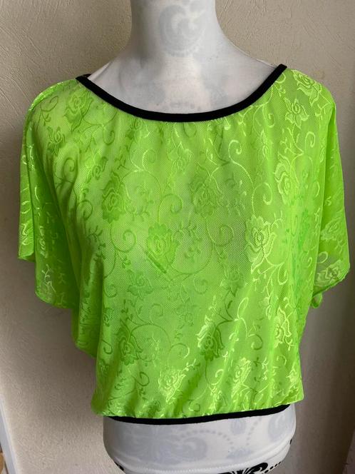 Neongroene blouse maat M/L, Kleding | Dames, Blouses en Tunieken, Ophalen of Verzenden