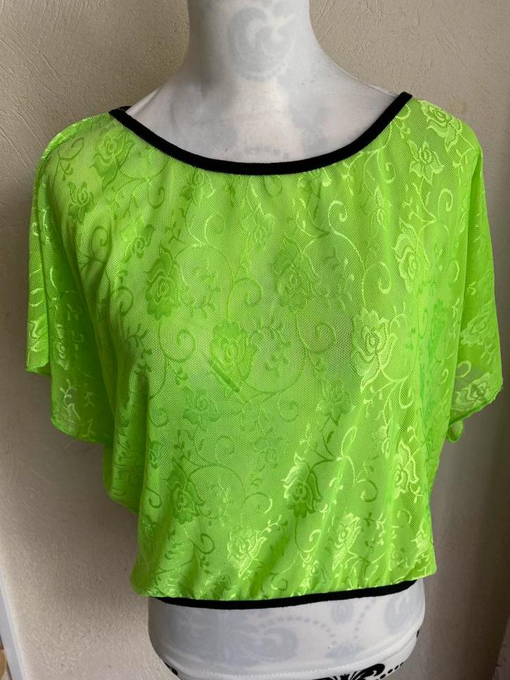 Neongroene blouse maat M/L, Kleding | Dames, Blouses en Tunieken, Ophalen of Verzenden