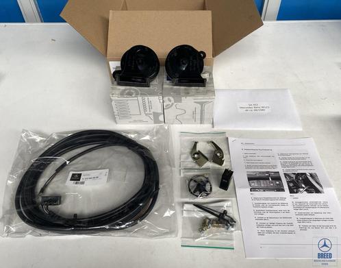 Nieuw inbouwset dubbeltonige hoorn/claxon Mercedes-Benz W123, Auto-onderdelen, Elektronica en Kabels, Mercedes-Benz, Nieuw, Ophalen of Verzenden