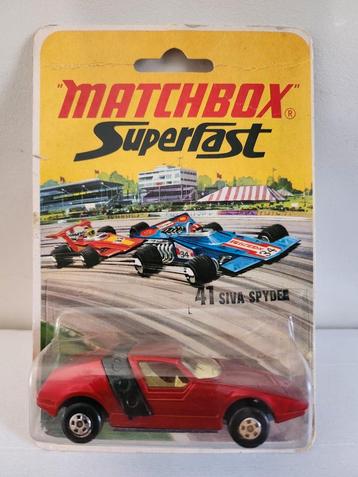Matchbox Siva Spyder (1972) U.S. Blister  beschikbaar voor biedingen