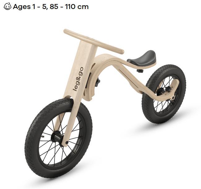 Light wood bike Leg&Go, 1-5years, Fietsen en Brommers, Fietsen | Kinderfietsjes, Zo goed als nieuw, Minder dan 16 inch, Ophalen of Verzenden
