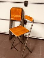 3 hoge retro stoeltjes / krukken, Huis en Inrichting, Barkrukken, Ophalen, Gebruikt, Met voetsteun, 60 tot 90 cm