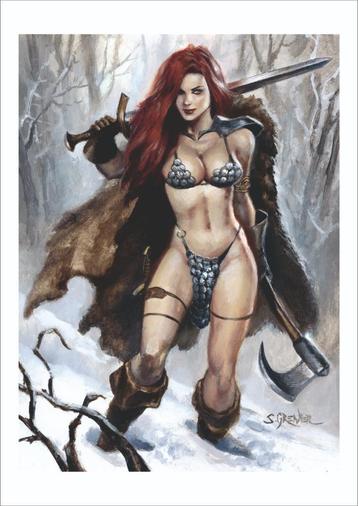 Ex-libris - Red Sonja - Sébastien Grenier