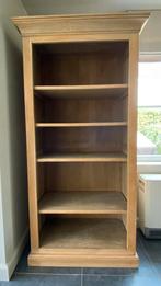 Massief eiken boekenkast in landelijke stijl (H200xB103xD52), Ophalen, Zo goed als nieuw
