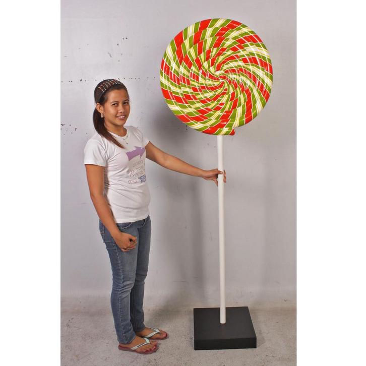 Lollipop Candy – Snoep decoratie Hoogte 181 cm, Diversen, Kerst, Nieuw, Ophalen