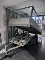 Aanhangwagen elektrisch kipper, 150x300,dubbel Asser 750kg., Auto diversen, Aanhangers en Bagagewagens, Ophalen, Gebruikt