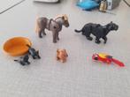 Diertjes Playmobil 2 poezen, 1 hond, 1 pony en 1 tijger, Kinderen en Baby's, Speelgoed | Playmobil, Ophalen, Gebruikt