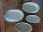 Schalen pastel Petrus Regout Grijs blauw, Antiek en Kunst, Ophalen of Verzenden