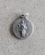 Médaillon, pendentif Sainte Apollionie, argent, Enlèvement ou Envoi