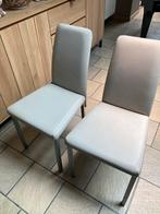 2 stoelen grijs, Grijs, Ophalen of Verzenden, Zo goed als nieuw