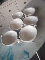 Soeptassen 6 stuks met oortjes, Huis en Inrichting, Overige typen, Ophalen of Verzenden, Zo goed als nieuw, Effen