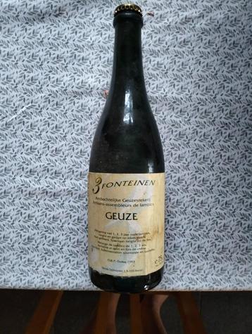 Oude Gueuze 3 Fonteinen Beersel 1996 disponible aux enchères