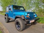JEEP WRANGLER YJ 4.0HO - OLDTIMER - MANUEEL - ORIGINEEL, Auto's, 135 kW, 4000 cc, Blauw, Handgeschakeld
