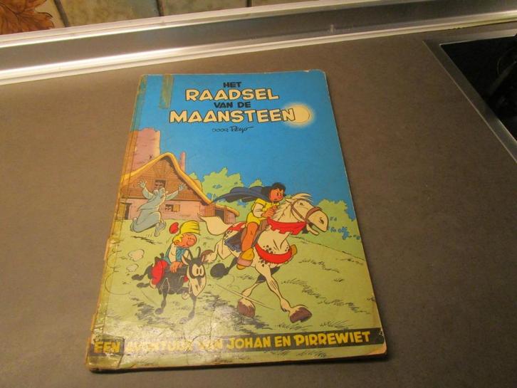 Johan en Pirrewiet: Raadsel van de maansteen - 1955, Boeken, Stripverhalen, Gelezen, Eén stripboek, Ophalen of Verzenden