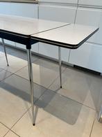 Formica tafel 60x100cm (verlengbaar tot 149cm), Maison & Meubles, 60 cm ou plus, Enlèvement, Utilisé, 75 cm ou plus