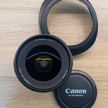 Canon EF 17-40mm f4 L USM *zo goed als nieuw beschikbaar voor biedingen