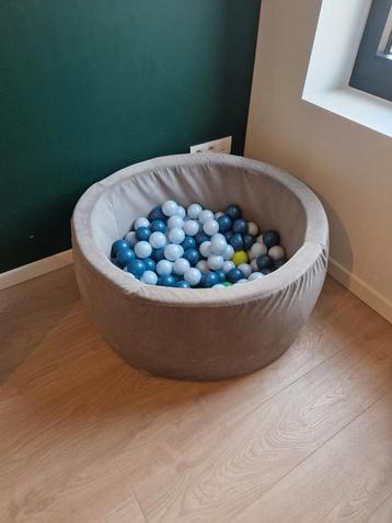 Ballenbad Rond 90x30 | Grijs incl. ballen, Enlèvement, Comme neuf
