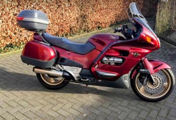 3x Honda ST1100 Bordeaux, gris et vert