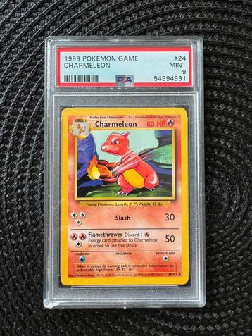 Pokémon Base Set #24 - Charmeleon | PSA 9 | 1999