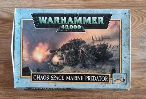 Warhammer 40K chaos space marines predator uit 1998, Hobby & Loisirs créatifs, Jeux de société | Jeux de plateau, Utilisé, Enlèvement