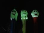 3 distributeurs PEZ Glowing Ghosts de 1998 Glow in the Dark, Comme neuf, Enlèvement ou Envoi