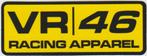 VR46 Racing Apparel sticker #39, Motos