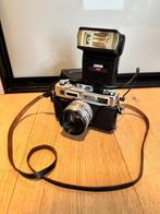 Yashica electra 35 GS + Sakar Flits, Audio, Tv en Foto, Fotocamera's Analoog, Ophalen of Verzenden, Gebruikt