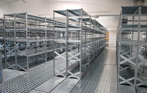 Stevig metalen rek: levering in heel België, Zakelijke goederen, Kantoor en Winkelinrichting | Magazijn, Stelling en Opslag, Ophalen of Verzenden