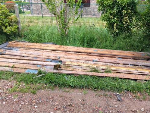 HOUT, Doe-het-zelf en Bouw, Hout en Planken, Gebruikt, Balk, Eiken, 300 cm of meer, 25 tot 50 mm, Ophalen