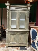 Bibliotheekkast, bibliotheek, landelijke kast, vitrinekast, Huis en Inrichting, Ophalen, Zo goed als nieuw