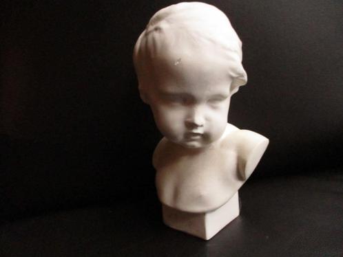 Sublime buste-tête d'un chérubin / d'enfant, Antiquités & Art, Antiquités | Céramique & Poterie, Enlèvement ou Envoi