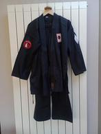 Kimono / Tenue arts martiaux – noir (veste + pantalon), Sport en Fitness, Gebruikt, Karate, Vechtsportkleding, Maat M