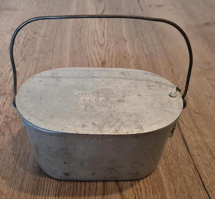 Belgische kom uit de Eerste Wereldoorlog, compleet Belgisch, Verzamelen, Militaria | Algemeen, Ophalen of Verzenden