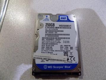 Harde schijf 250GB beschikbaar voor biedingen
