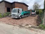 vrachtwagen met 2 containers (perfect onderhouden), Achterwielaandrijving, Beige, Renault, Leder