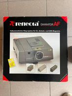 refiecta DAMATOR AF + projecor scherm, Audio, Tv en Foto, Diaprojectoren, Ophalen, Zo goed als nieuw
