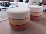 Lot de 2 poufs a vendre, Enlèvement, Comme neuf