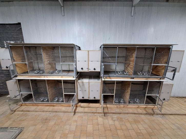 Kweekkooien, Dieren en Toebehoren, Vogels | Hokken en Kooien, Zo goed als nieuw, Aluminium, Ophalen