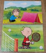 Stripreeks Snoopy: 2 mini-puzzels, Collections, Personnages de BD, Enlèvement ou Envoi, Snoopy, Comme neuf, Autres types