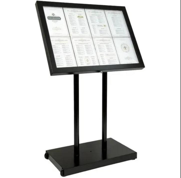Reclame bord met voetstuk nieuw! ( menu kast ), Zakelijke goederen, Horeca | Overige, Ophalen of Verzenden