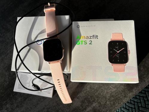 Montre connectée Amazfit GTS 2 Pink, Handtassen en Accessoires, Smartwatches, Zo goed als nieuw, Roze, Afstand, Hartslag, Kompas