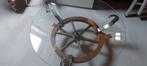 SALONTAFEL KARREWIEL, Ophalen, Eikenhout, Rond, 50 tot 100 cm