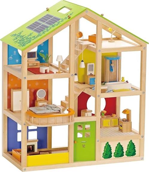 Hape Bekroond vier seizoenen poppenhuis GRATIS LEVERING, Kinderen en Baby's, Speelgoed | Poppenhuizen, Nieuw, Poppenhuis, Verzenden