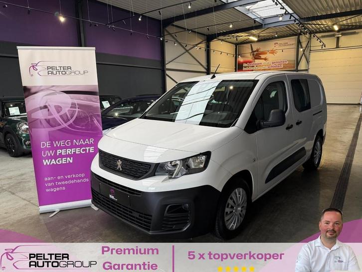 Peugeot Partner 1.5 BlueHdi 5 Zitpl. Lichtevr. BTW aftrekba, Autos, Camionnettes & Utilitaires, Entreprise, ABS, Airbags, Air conditionné