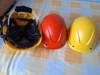 Casque de chantier vert jaune et orange, Enlèvement, Neuf