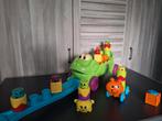 Fisher Price: Rijdende Muziekkrokodil en extra slak, Kinderen en Baby's, Speelgoed | Fisher-Price, Ophalen of Verzenden, Zo goed als nieuw