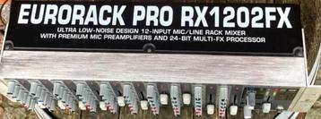 Behringer RX 1202 FX console de mixage 19”, Enlèvement ou Envoi, Utilisé, 10 à 20 canaux, Entrée micro